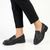 Madison Magnolia Loafer with Saddle - Black