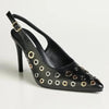 Madison Maisie O-Ring Vamp Heel - Black