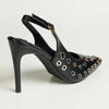 Madison Maisie O-Ring Vamp Heel - Black