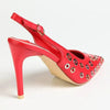 Madison Maisie O-Ring Vamp Heel - Red