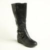 Madison Mandy Long Boot - Black-Madison Heart of New York-Buy shoes online