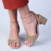 Madison Margaret Diamond Heel - Rose Gold