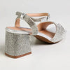 Madison Margaret Diamond Heel - Silver