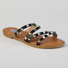 Madison Marian Studded Sandal - Black-Madison Heart of New York-Buy shoes online