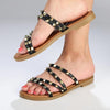 Madison Marian Studded Sandal - Black-Madison Heart of New York-Buy shoes online