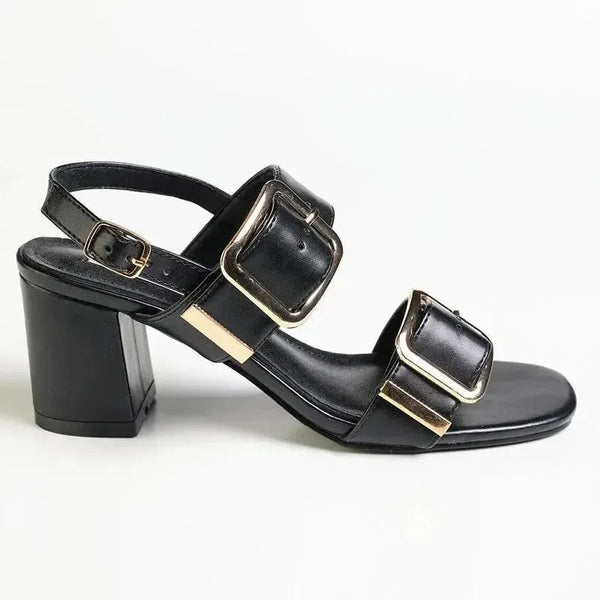 Madison Marilyn Block Heel - Black