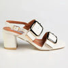 Madison Marilyn Block Heel - White
