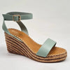 Madison Marion Espadrille Wedge Sandals - Light Sage