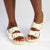 Madison Marisa Double Strap Sandals - Nude-Madison Heart of New York-Buy shoes online