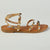Madison Mariska Pyramid Studded Strappy Sandal - Camel-Madison Heart of New York-Buy shoes online