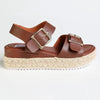 Madison Marlowe Espadrille Sandal - Chocolate