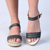 Madison Marnie Espadrille Sandal - Black