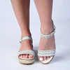 Madison Marnie Espadrille Sandal -White