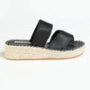 Madison Martha Espadrille Wedge - Black