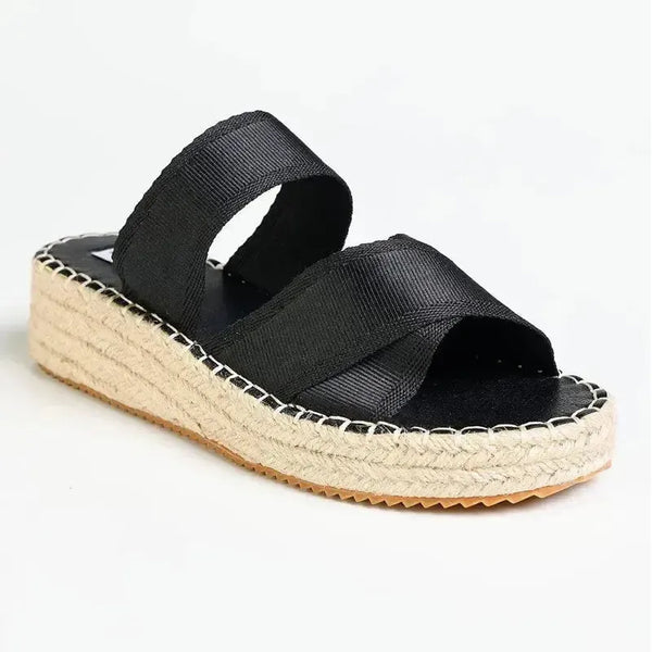 Madison Martha Wedge - Black