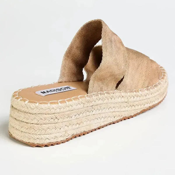 Madison Martha Wedge - Tan