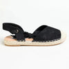 Madison Martini Espadrille Flats - Black