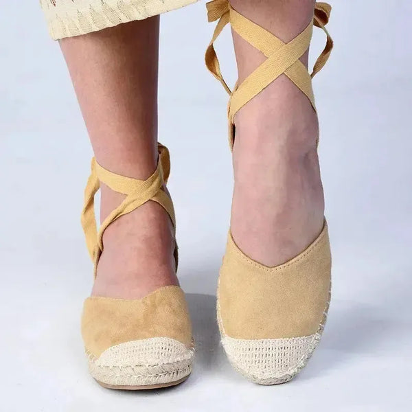 Madison Martini Flats - Nude