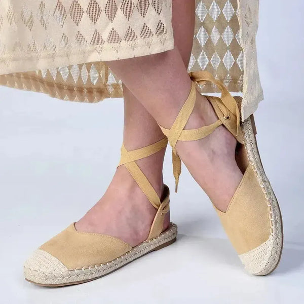 Madison Martini Flats - Nude