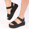 Madison Mavis Bandage Sandal - Black