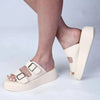 Madison Max Platfrom Sandal - Nude