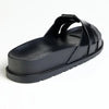 Madison Meadow Crossed Strap Sandal - Black