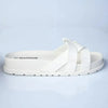 Madison Meadow Crossed Strap Sandal - White