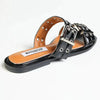 Madison Mia Push In Sandal - Black