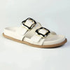 Madison Miller Footbed Sandal - Off White