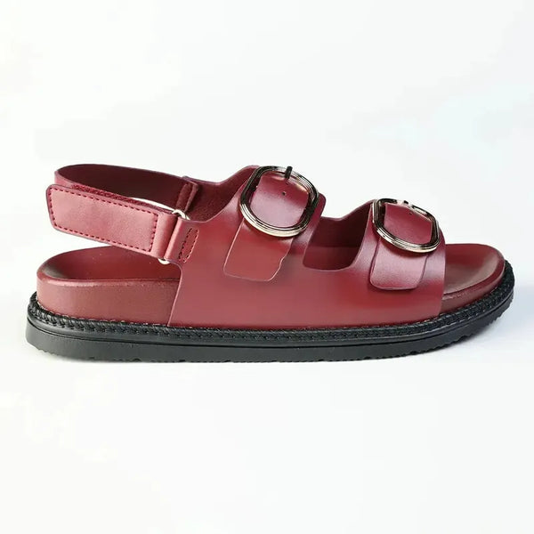 Madison Milo Sandal - Burgundy