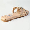 Madison Mirabelle Studded Push In Flat Sandal - Nude