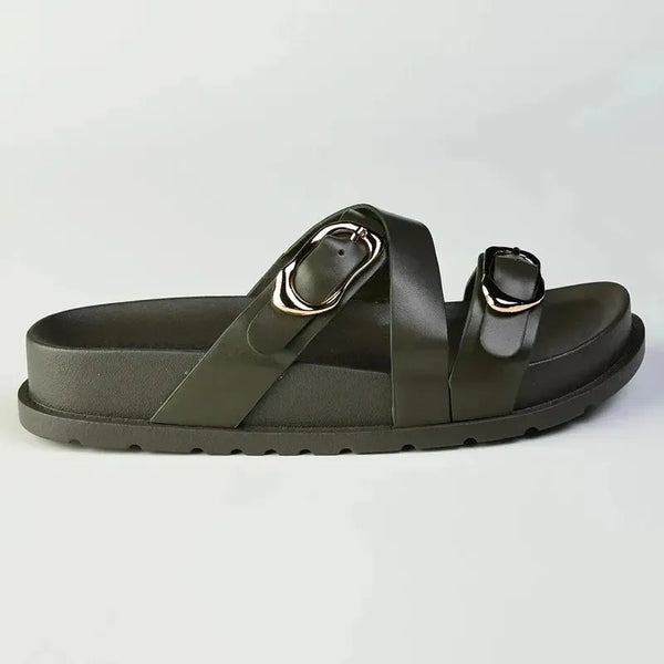 Madison Misty Sandal - Olive