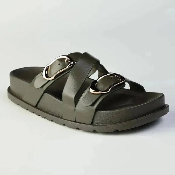 Madison Misty Sandal - Olive