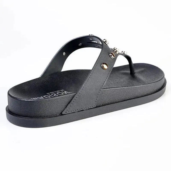 Madison Mitzi Thong Sandal - Black