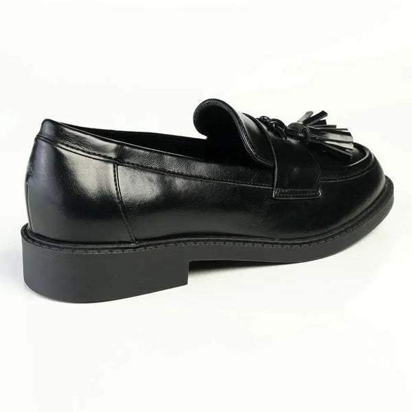 Madison Monroe Loafer with Tassle - Black