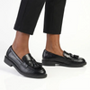 Madison Monroe Loafer with Tassle - Black