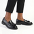 Madison Monroe Loafer with Tassle - Black