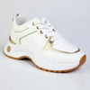 Madison Morgan Chunky Sole Sneaker - White/Gold