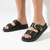 Madison Moss Sandal - Black