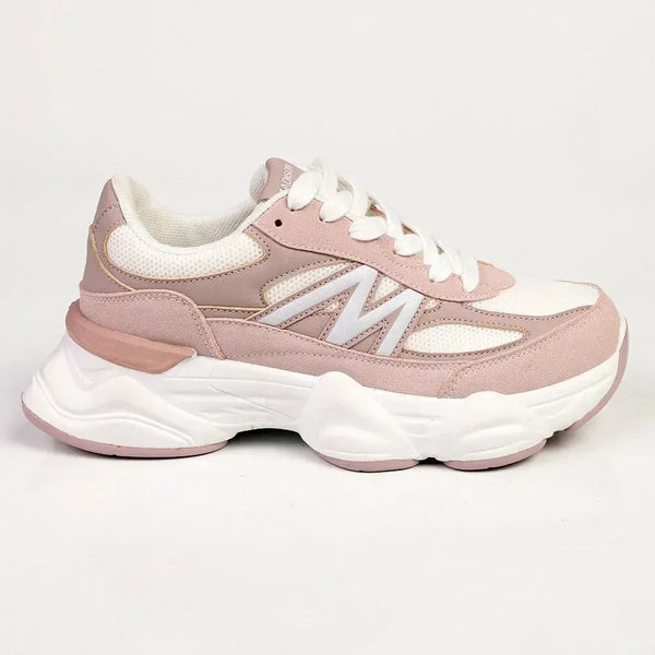 Madison Multi Colour Fashion Sneaker - Pink Multi
