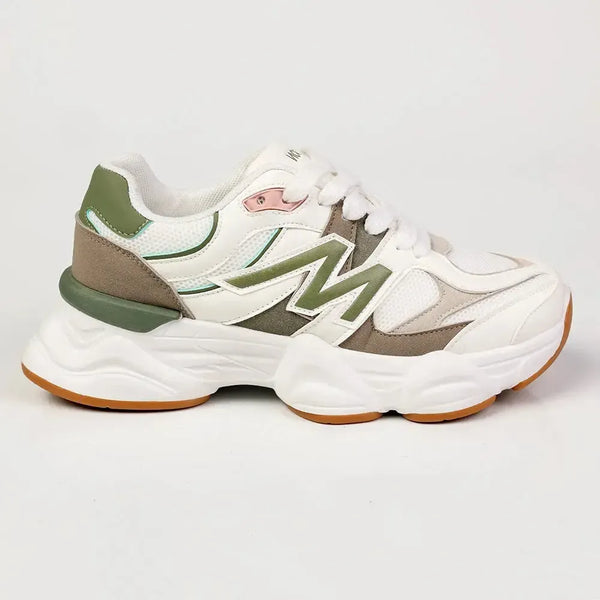 Madison Multi Colour Fashion Sneaker - White Multi