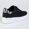 Madison Muriel Animal Print Lace Up Sneaker - Black/Zebra