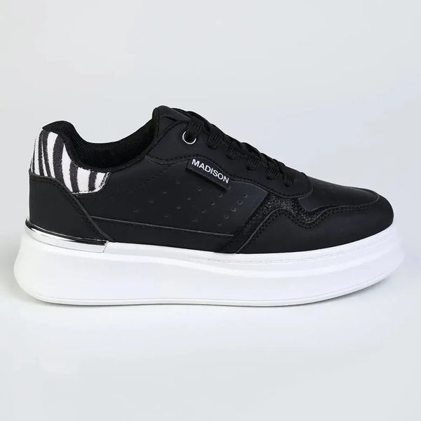Madison Muriel Sneaker - Black/Zebra