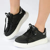 Madison Muriel Sneaker - Black/Zebra