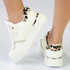 Madison Muriel Sneaker - White/Leopard