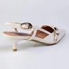 Madison Nadine Fancy Kitten Heel - Off White