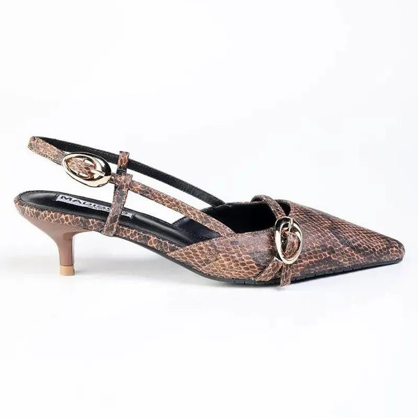 Madison Nadine Kitten Heel - Brown