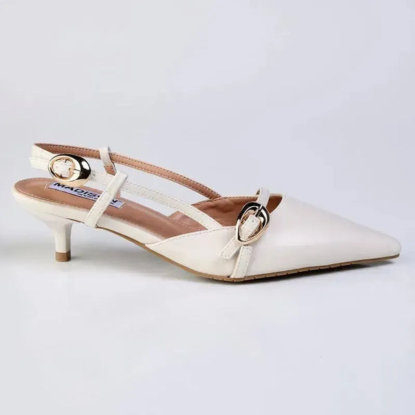 Madison Nadine Kitten Heel - Off White