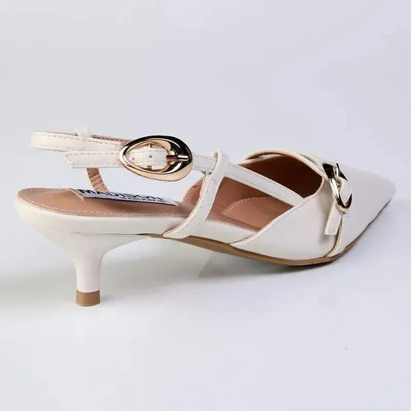 Madison Nadine Kitten Heel - Off White