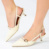Madison Nadine Kitten Heel - Off White
